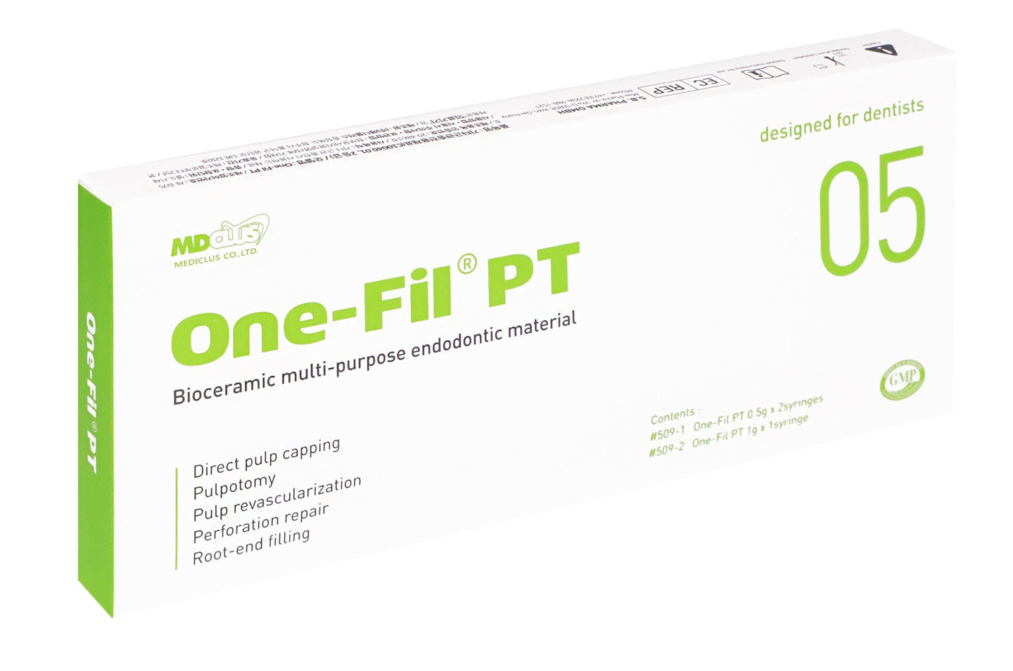 Onefil Injectable One-Fil PT - Bioceramic Putty 1g – EndoEquip